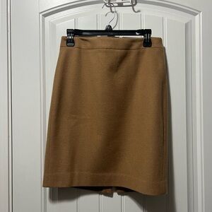 J.Crew Camel Color Wool Pencil Skirt